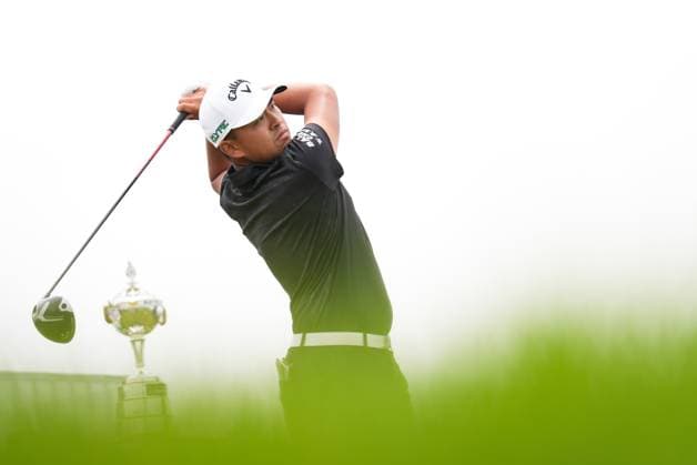 RBC Canadian Open 2025 - Final Round CALEDON, CANADA - JUNE 8 : Kevin Yu of Taiwan hits a tee shot during the final round of the RBC Canadian Open 2025 at TPC Toronto at Osprey Valley in Caledon, Ontario, Canada on June 8, 2025. Mert Alper Dervis Anadolu Ontario Canada. Editorial use only. Please get in touch for any other usage.  Copyright: x2025xAnadoluxMertxAlperxDervisx