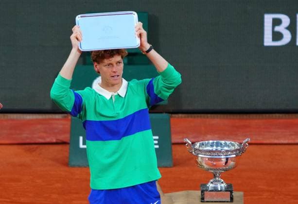 Runner-up Jannik Sinner French Open Tennis, Day Fifteen, Tennis, Roland Garros, Paris, France - 08 Jun 2025 EDITORIAL USE ONLY No use with unauthorised audio, video, data, fixture lists, club league logos or live services. Online in-match use limited to 120 images, no video emulation. No use in betting, games or single club league player publications. Copyright: xJavierxGarcia Shutterstockx 15346224av
