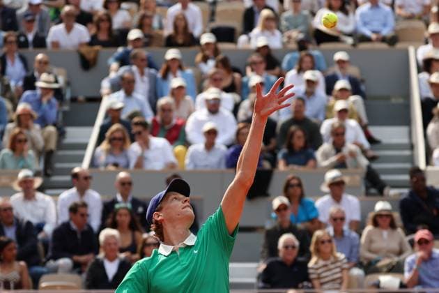 RECORD DATE NOT STATED ROLAND GARROS 2025 Thierry Larret MAXPPP - PARIS (75) Thierry Larret Maxppp. Tennis. Roland Garros 2025. Internationaux de France de tennis. Stade Roland Garros, Paris (75). Le 8 juin 2025, Court Philippe Chatrier. Finale Hommes : Jannik SINNER (ITA) vs Carlos ALCARAZ (ESP). 2025 French Open at Roland Garros. PARIS (75) PARIS ILE DE FRANCE FRANCE  Copyright: xMAXPPPxThierryxLarretx TLR202506087763 TLR202506087763