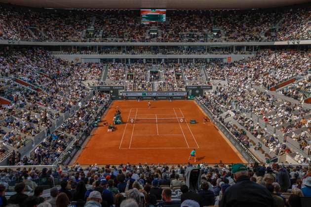 June 8, 2025, Paris, Paris, France: General view during the tennis Grand Slam of Roland Garros 2025 menÃ¢â‚¬â ¢s final match between Jannik Sinner (ITA) and Carlos Alcaraz (ESP) at Philippe Chatrier central court in Roland Garros Stadium - on June 08 2025.Paris - France Paris France - ZUMAb253 20250608_zsp_b253_093 Copyright: xLoicxBaratouxx