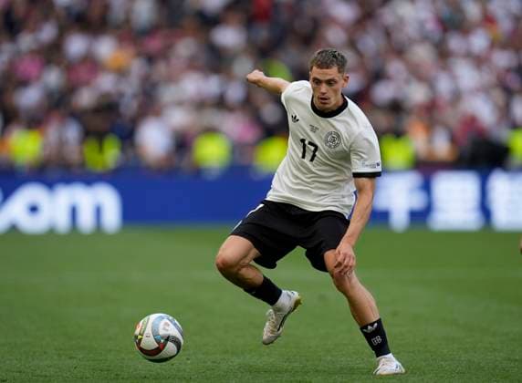Florian Wirtz (Germany) in action, UEFA Nations League 2025 Third Place Match, Germany and France, Stuttgart Arena, June 8, 2025, Stuttgart, Germany.