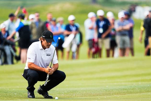 June 8, 2025, Madison, Wisconsin, USA: MARIO TIZIANI of the United States contemplates a putt on the 18th hole during the final round of the 2025 American Family Insurance Championship at TPC Wisconsin in Madison, Wis. Madison USA - ZUMAb262 20250608_znp_b262_045 Copyright: xJeffxM.xBrownx