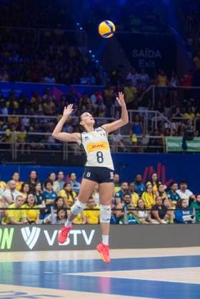 Brazil x Italy RIO DE JANEIRO, RJ - 08.06.2025: BRAZIL X ITALY - Italy& 39;s women& 39;s volleyball team beats Brazil and wins 3-0 at Maracanazinho in Rio de Janeiro, RJ, this Sunday (08). (Photo: Letycia Miller Fotoarena) x2751203x  LetyciaxMiller