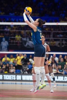 Brazil x Italy RIO DE JANEIRO, RJ - 08.06.2025: BRAZIL X ITALY - Italy& 39;s women& 39;s volleyball team beats Brazil and wins 3-0 at Maracanazinho in Rio de Janeiro, RJ, this Sunday (08). (Photo: Letycia Miller Fotoarena) x2751239x  LetyciaxMiller