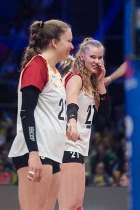 Czech Republic vs Germany RIO DE JANEIRO, RJ - 08.06.2025: CZECH REPUBLIC VS GERMANY - Germany& 39;s women& 39;s volleyball team beat the Czech Republic 3-1 at Maracanazinho in Rio de Janeiro, RJ, this Sunday (08). (Photo: Letycia Miller Fotoarena) x2751259x  LetyciaxMiller