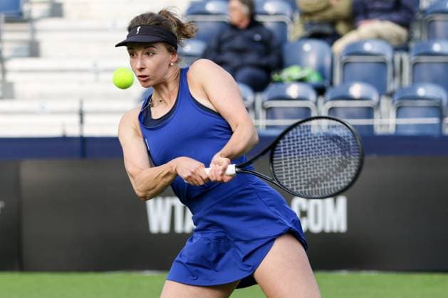 Ilkley Tennis Club, England, June 8th 2025: Valentina Ryser during the WTA, Tennis Damen 125 Lexus Ilkley Open match with Allegra Korpanec Davies at Ilkley Tennis Club in Ilkley, England on June 8th 2025. (Sean Chandler SPP) Copyright: xSeanxChandlerx xSPPx spp-en-SeChSp-WTA 125 Lexus Ilkley Open - Allegra Korpanec Davies v Valentina Ryser - Ilkley Tennis Club-32F5A2301