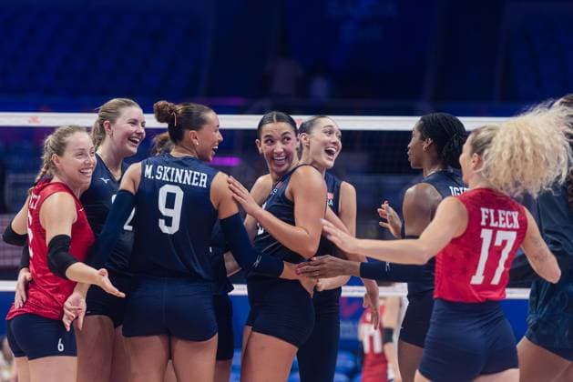 South Korea vs United States RIO DE JANEIRO, RJ - 08.06.2025: SOUTH KOREA VS UNITED STATES - The United States women& 39;s volleyball team beat South Korea 3-0 at Maracanazinho in Rio de Janeiro, RJ, this Sunday (08). (Photo: Letycia Miller Fotoarena) x2751323x  LetyciaxMiller