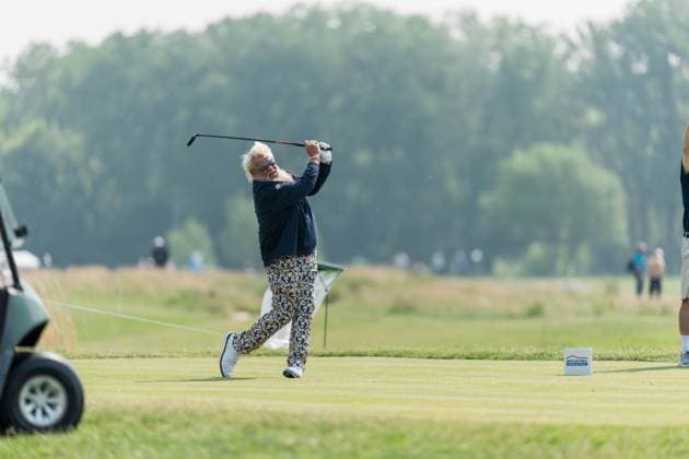 The American Family Insurance Championship Day 3 John Daly hits a tee shot on the 14th tee during round 3 of The American Family Insurance Championship at TPC Wisconsin in Madison, Wisconsin, on June 8. Madison Wisconsin United States  Copyright: xRossxHarriedx originalFilename:harried-theameri250608_npOog.jpg