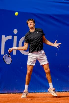 TENNIS : Open Sopra Steria - Lyon Villeurbanne 09 06 2025 Matthew Dellavedova (AUS) vs Tom Gentzsch (GER) lors des qualifications du tournoi de tennis ATP, Tennis Herren Challenger Tour, Open Sopra Steria Ã Lyon-Villeurbanne, le 09 06 2025. Photo Sandrine Thesillat PsNewZ VilleurbanneFrance  Copyright: xSandrinexTHESILLATx