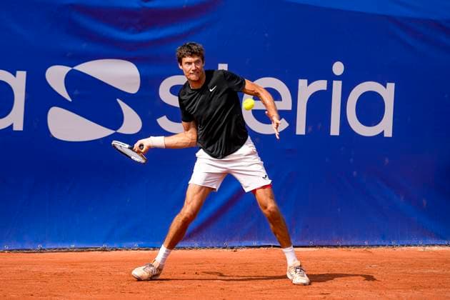 TENNIS : Open Sopra Steria - Lyon Villeurbanne 09 06 2025 Matthew Dellavedova (AUS) vs Tom Gentzsch (GER) lors des qualifications du tournoi de tennis ATP, Tennis Herren Challenger Tour, Open Sopra Steria Ã Lyon-Villeurbanne, le 09 06 2025. Photo Sandrine Thesillat PsNewZ VilleurbanneFrance  Copyright: xSandrinexTHESILLATx