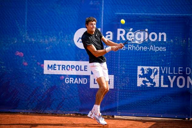 TENNIS : Open Sopra Steria - Lyon Villeurbanne 09 06 2025 Matthew Dellavedova (AUS) vs Tom Gentzsch (GER) lors des qualifications du tournoi de tennis ATP, Tennis Herren Challenger Tour, Open Sopra Steria Ã Lyon-Villeurbanne, le 09 06 2025. Photo Sandrine Thesillat PsNewZ VilleurbanneFrance  Copyright: xSandrinexTHESILLATx