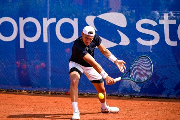 TENNIS : Open Sopra Steria - Lyon Villeurbanne 09 06 2025 Matthew Dellavedova (AUS) vs Tom Gentzsch (GER) lors des qualifications du tournoi de tennis ATP, Tennis Herren Challenger Tour, Open Sopra Steria Ã Lyon-Villeurbanne, le 09 06 2025. Photo Sandrine Thesillat PsNewZ VilleurbanneFrance  Copyright: xSandrinexTHESILLATx
