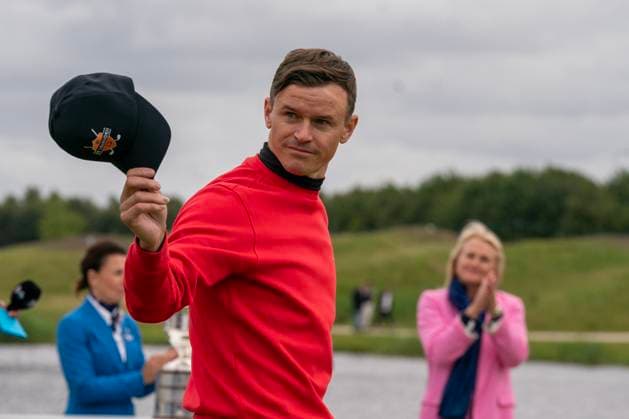 2025-06-08 KLM OPEN 2025 AMSTERDAM, THE NETHERLANDS - JUNE 8: Daan Huizing of The Netherlands, beste Nederlander during Round 4 of the KLM Open 2025, DP World Tour at The International on June 8, 2025 in Amsterdam, The Netherlands. Amsterdam The International The Netherlands Content not available for redistribution in The Netherlands directly or indirectly through any third parties. Copyright: xHenkxSeppenx