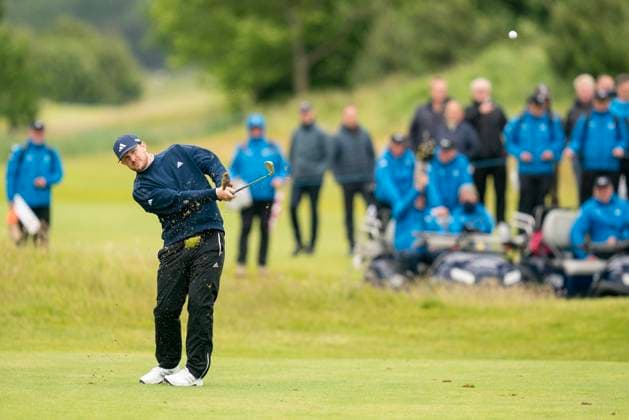 2025-06-08 KLM OPEN 2025 AMSTERDAM, THE NETHERLANDS - JUNE 8: Connor Syme of Scotland winner of the KLM Open 2025 during Round 4 of the KLM Open 2025, DP World Tour at The International on June 8, 2025 in Amsterdam, The Netherlands. Amsterdam The International The Netherlands Content not available for redistribution in The Netherlands directly or indirectly through any third parties. Copyright: xHenkxSeppenx