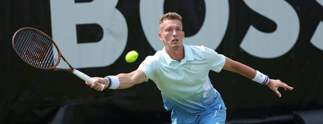 09 06 2025, Boss Open 2025, ATP Tour , Weissenhof Stuttgart, Tennis, Sport, in the picture Jiri Leheck CZE