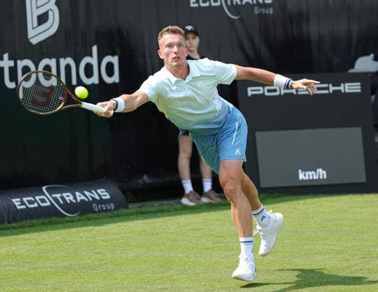 09 06 2025, Boss Open 2025, ATP Tour , Weissenhof Stuttgart, Tennis, Sport, in the picture Jiri Leheck CZE