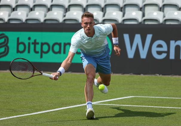 09 06 2025, Boss Open 2025, ATP Tour , Weissenhof Stuttgart, Tennis, Sport, in the picture Jiri Leheck CZE
