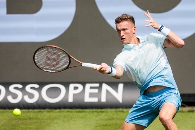 BOSS OPEN ATP250 09 06 2025 Jiri Lehecka CZE in match against Benjamin Bonzi FRA BOSS OPEN ATP250 Stuttgart, Tennisclub Weissenhof on 09 06 2025 Copyright: xBEAUTIFULxSPORTS Wunderlx