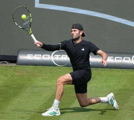 09 06 2025, Boss Open 2025, ATP Tour , Weissenhof Stuttgart, Tennis, Sport, in the picture Jacob Fearnley GBR