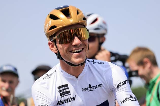EVENEPOEL Remco Soudal Quick-Step, during the Criterium du Dauphine, Premilhat, Issoire - 06 09 2025 - Stage 2 - 204,6 km during Criterium du Dauphine 2025 - Stage 2, Street Cycling race in France, France, June 09 2025  Copyright: xStefanoxCavasino IPAxSportx xipa-agency.netx xx IPA_58826599 IPA_Agency_IPA58826599