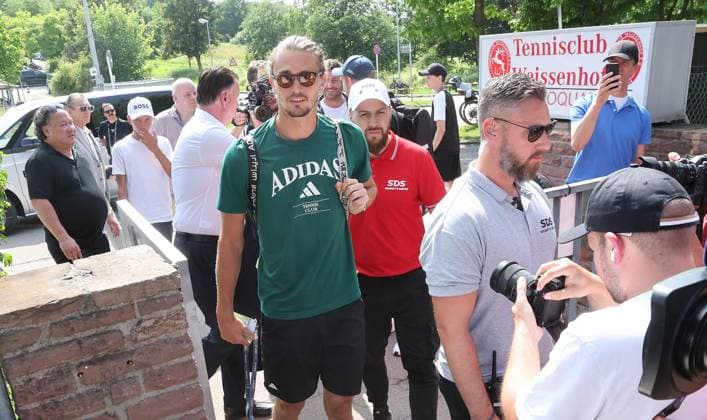 BAU Stuttgart Tennis , BOSS Open , Arrival Alexander Zverev