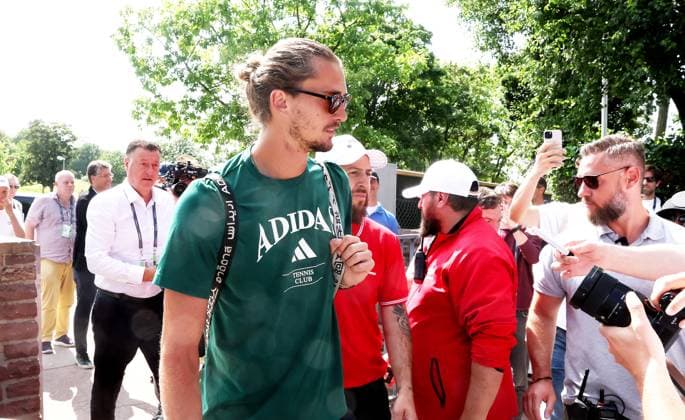 BAU Stuttgart Tennis , BOSS Open , Arrival Alexander Zverev