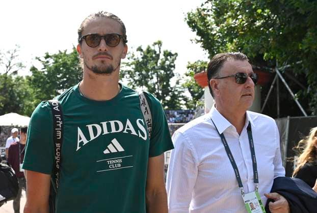 Arrival Alexander Zverev GER comes to the grounds of TC Weissenhof with Tournament Director Edwin Weindorfer Tennis Men BOSS Open ATP 500 Stuttgart 2025 Weissenhof BOSS Open ATP 500 Stuttgart 2025