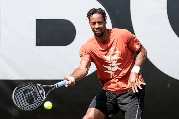 BOSS OPEN ATP250 09 06 2025 Gael Monfils FRA in training, practicing BOSS OPEN ATP250 Stuttgart, Tennisclub Weissenhof on 09 06 2025 Copyright: xBEAUTIFULxSPORTS Wunderlx