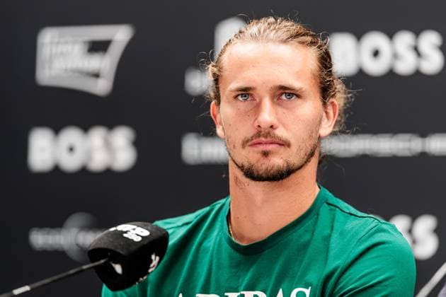 BOSS OPEN ATP250 09 06 2025 Alexander Zverev GER during the press conference BOSS OPEN ATP250 Stuttgart, Tennisclub Weissenhof on 09 06 2025 Copyright: xBEAUTIFULxSPORTS Wunderlx