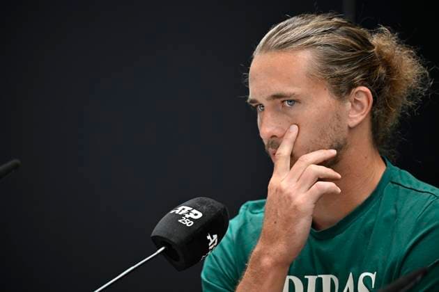 PK Press Conference Alexander Zverev GER thoughtful Tennis Men BOSS Open ATP 250 Stuttgart 2025 Weissenhof BOSS Open ATP 250 Stuttgart 2025
