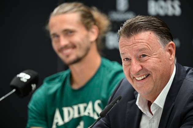 PK Press Conference Alexander Zverev GER Tournament Director Edwin Weindorfer Mens Tennis BOSS Open ATP 250 Stuttgart 2025 Weissenhof BOSS Open ATP 250 Stuttgart 2025