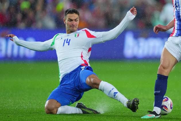 Italy s Diego Coppola during the 2026 World Cup qualifiers soccer match between Norway and Italy at Ullevaal Stadium in Oslo , Norway - Friday June 06, 2025 . - Soccer  Copyright: xSpada LaPressex