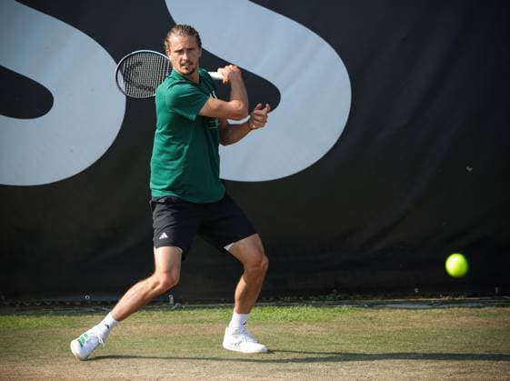 08 06 2025,Nations League, Germany vs France , Sport, in the picture Alexander Zverev GER first training at Boss Open 2025