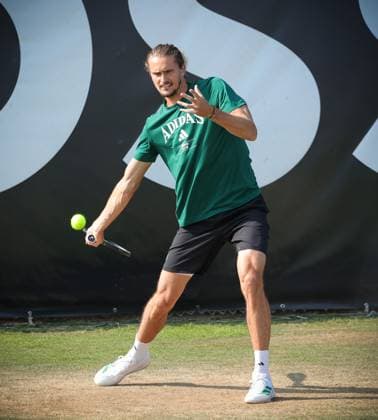 08 06 2025,Nations League, Germany vs France , Sport, in the picture Alexander Zverev GER first training at Boss Open 2025