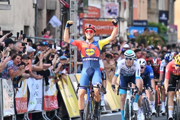 09-06-2025 Criterium Du Dauphine Libere; Tappa 02 Premilhat - Issoire; 2025, Lidl - Trek; Milan, Jonathan; Issoire; 