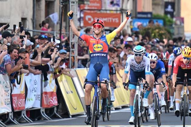 09-06-2025 Criterium Du Dauphine Libere; Tappa 02 Premilhat - Issoire; 2025, Lidl - Trek; Milan, Jonathan; Issoire; 