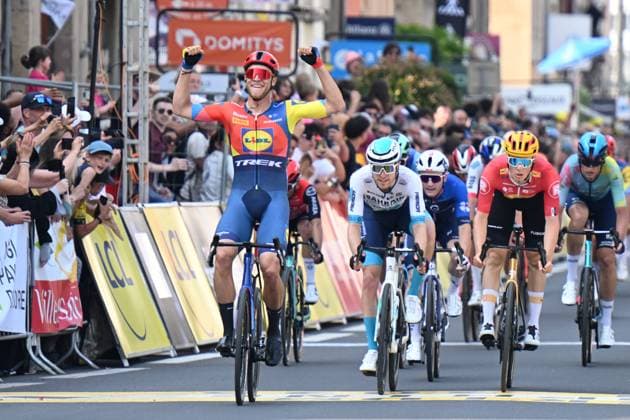 09-06-2025 Criterium Du Dauphine Libere; Tappa 02 Premilhat - Issoire; 2025, Lidl - Trek; Milan, Jonathan; Issoire; 