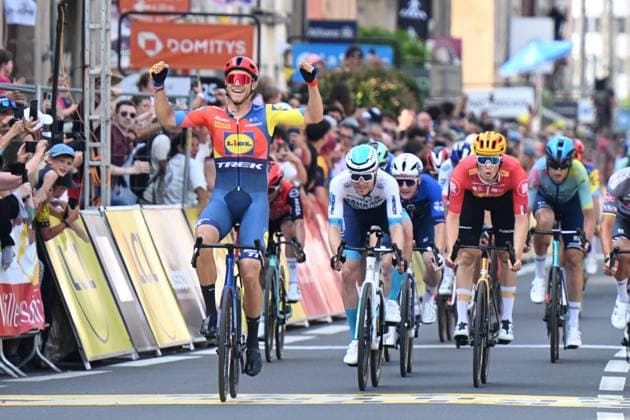 09-06-2025 Criterium Du Dauphine Libere; Tappa 02 Premilhat - Issoire; 2025, Lidl - Trek; Milan, Jonathan; Issoire; 