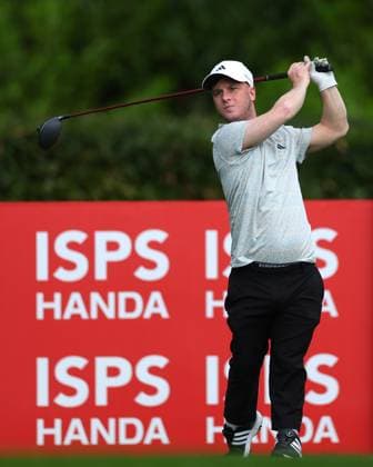 REPRO FREE *PRESS RELEASE NO REPRODUCTION FEE* EDITORIAL USE ONLY Golf Ireland ISPS Handa Irish G4D Open, Roganstown, Dublin 10 6 2025 Brendan Lawlor hits his tee shot on the 1st hole Brendan Lawlor hits his tee shot on the 1st hole 10 6 2025  Copyright: x INPHO JamesxCrombiex JCR16850