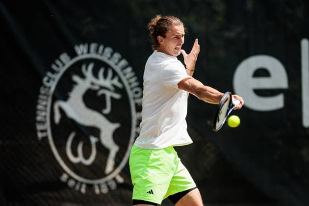 BOSS OPEN ATP250 10 06 2025 Alexander Zverev GER trains, Training BOSS OPEN ATP250 Stuttgart, Tennisclub Weissenhof on 10 06 2025 Copyright: xBEAUTIFULxSPORTS Wunderlx