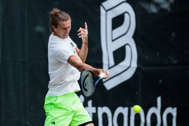 BOSS OPEN ATP250 10 06 2025 Alexander Zverev GER trains, Training BOSS OPEN ATP250 Stuttgart, Tennisclub Weissenhof on 10 06 2025 Copyright: xBEAUTIFULxSPORTS Wunderlx