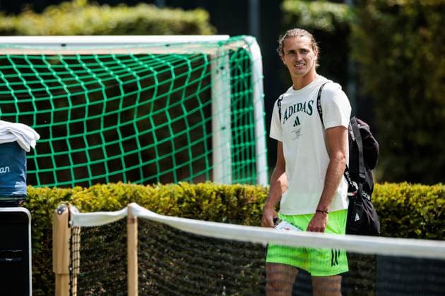 BOSS OPEN ATP250 10 06 2025 Alexander Zverev GER trains, Training BOSS OPEN ATP250 Stuttgart, Tennisclub Weissenhof on 10 06 2025 Copyright: xBEAUTIFULxSPORTS Wunderlx