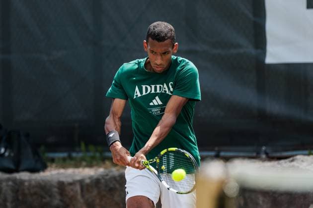BOSS OPEN ATP250 10 06 2025 Felix Auger Aliassime CAN trains, in training BOSS OPEN ATP250 Stuttgart, Tennisclub Weissenhof on 10 06 2025 Copyright: xBEAUTIFULxSPORTS Wunderlx