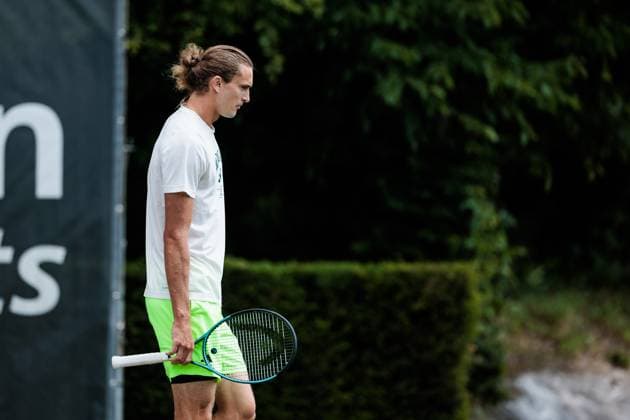 BOSS OPEN ATP250 10 06 2025 Alexander Zverev GER trains, Training BOSS OPEN ATP250 Stuttgart, Tennisclub Weissenhof on 10 06 2025 Copyright: xBEAUTIFULxSPORTS Wunderlx