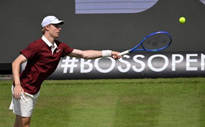 Denis Shapolov CAN Action Tennis Men BOSS Open ATP 250 Stuttgart 2025 Weissenhof BOSS Open ATP 250 Stuttgart 2025