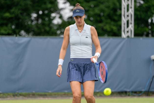 2025-06-10 2025 Libema Open Grass Court Championships Autotron ROSMALEN, NETHERLANDS - JUNE 10: Bernarda Pera of The USA during the 2025 Libema Open Grass Court Championships at Autotron on June 10, 2025 in Rosmalen, Netherlands. Rosmalen Autotron Netherlands Content not available for redistribution in The Netherlands directly or indirectly through any third parties. Copyright: xMarleenxFouchierx