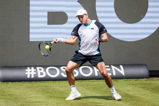 BOSS OPEN ATP250 10 06 2025 James Duckworth AUS in match against Justin Engel GER BOSS OPEN ATP250 Stuttgart, Tennisclub Weissenhof on 10 06 2025 Copyright: xBEAUTIFULxSPORTS Wunderlx