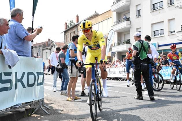 10-06-2025 Criterium Du Dauphine Libere; Tappa 03 Brioude - Charantonnay; 2025, Lidl - Trek; Milan, Jonathan; Brioude; 