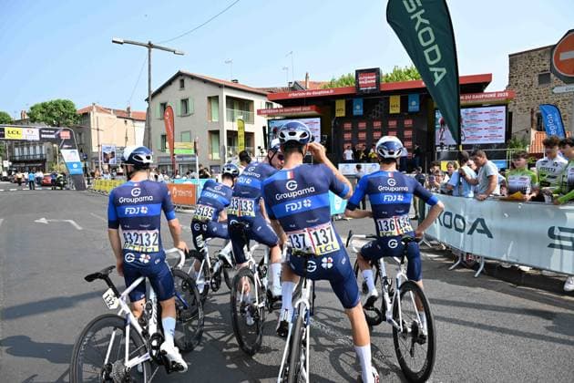 10-06-2025 Criterium Du Dauphine Libere; Tappa 03 Brioude - Charantonnay; 2025, Groupama - Fdj; Brioude; 