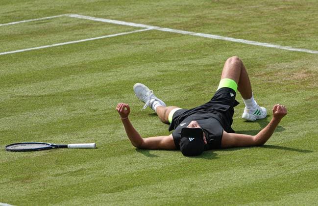 10 06 2025,Boss Open 2025, TC Weissenhof Stuttgart, ATP Tour 250 Tennis, Sport, in the picture Justin Engel GER winner